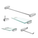 Ver imagem 1 de Kit de Banheiro em Aço Inox polido 5 Pçs 333VIP Grego Metal