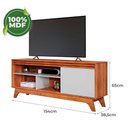Ver imagem 3 de Rack para Sala Tv até 55" Grecia Cinamomo/off White