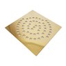 Ralo Dourado Solar com Caixilho 15X15 - By Fineza - 2