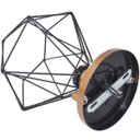 Ver imagem 5 de Lustre Teto Plafon Lâmpada Led St64 Industrial Aramado Diamante Preto Retrô Vintage Cobre Rose