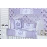 Kit Berço Menina Imperial Lilás Pingo de Gente 9 Peças - Lilás - Padrão Americano - 1