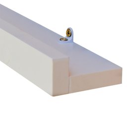 Prateleira para CDs DVDs coleção MDF Branco 8 peças 90cm - 4