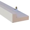 Prateleira para CDs DVDs coleção MDF Branco 8 peças 90cm - 4