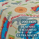 Ver imagem 3 de Conjunto de Lencol Solteiro Bouti 3 Pçs Jogo de Cama Infantil 200 Fios Super Macio:dino