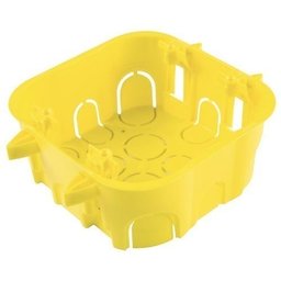 10 Caixinha Luz Caixa Drywall 4x4 Amarela Tramontin 57500072 - 3