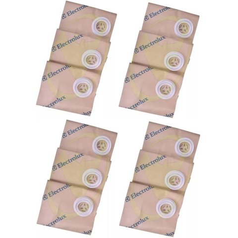 Kit 12 Sacos Aspirador Cse10 A10s Gt200 Aqp10 Flexba10n1 Aqp20 Gt20n Produzidos Depois de 2010 Elect