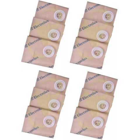 Kit 12 Sacos Aspirador Cse10 A10s Gt200 Aqp10 Flexba10n1 Aqp20 Gt20n Produzidos Depois de 2010 Elect