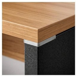 Mesa de Escritório em L Diretor 1,92 x 1,60 Tampo 40mm com Gaveteiro – Nogal Sevilha / Preto - 15 Mesa de Escritório em L Diretor 1,92 x 1,60 Tampo 40mm com Gaveteiro – Nogal Sevilha / Preto - 15