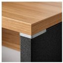 Ver imagem 7 de Mesa de Escritório em L Diretor 1,92 x 1,60 Tampo 40mm com Gaveteiro – Nogal Sevilha / Preto
