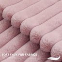Ver imagem 2 de Capa P/ Almofada Pelucia Wave Soft 40 X 40 Cm - Rosê