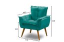 Ver imagem 3 de Poltrona Decorativa Opala Suede Tiffany