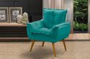 Ver imagem 1 de Poltrona Decorativa Opala Suede Tiffany