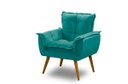 Ver imagem 2 de Poltrona Decorativa Opala Suede Tiffany