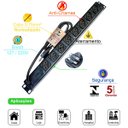 Ver imagem 2 de Filtro De Linha Régua Rack 08 Tomadas