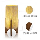 Ver imagem 3 de Abajur Milão de Mesa Rústico Sisal