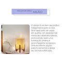 Ver imagem 2 de Abajur Milão de Mesa Rústico Sisal