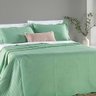 Kit Cobre Leito Colcha Clean Casal Dupla Face - Verde - 2