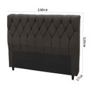 Ver imagem 4 de Cabeceira Casal Simbal Viena Plus 140 Cm sem Frame