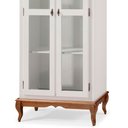 Ver imagem 3 de Cristaleira 2 Portas e 3 Prateleiras com Pés Luiz Xv 60300 Linz Móveis - Off White/imbuia