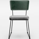 Ver imagem 6 de Kit 02 Cadeiras Decorativas Sala Jantar Allana L02 Facto Verde Musgo Linho Cinza - Lyam Decor
