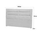 Ver imagem 3 de Cabeceira Queen Size Simbal Atenas 160 Cm