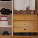 Ver imagem 2 de Guarda-roupa Bom Pastor Vellar 6 Portas Naturale | Off White