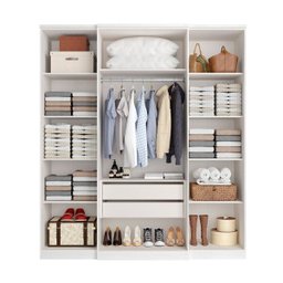 Guarda-Roupa Thb Splendore Plus Glass com Espelho 4 Portas 2 Gavetas - 3