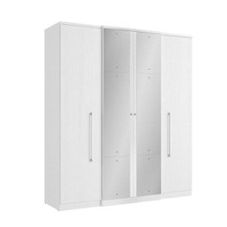 Guarda-Roupa Thb Splendore Plus Glass com Espelho 4 Portas 2 Gavetas - 1