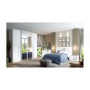 Ver imagem 2 de Guarda-Roupa Thb Splendore Plus Glass com Espelho 4 Portas 2 Gavetas