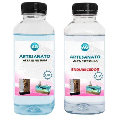 Resina para Artesanato Alta Espessura AG Resinas ag RESARTALT 1,3KG