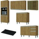 Ver imagem 2 de Cozinha Modulada Henn Integra 06 Peças Torre Quente 14 Portas 2 Gavetas
