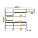 Ver imagem 4 de Cozinha Modulada Henn Lyra Torre Quente 05 Peças 6 Portas 7 Gavetas