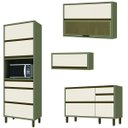Ver imagem 2 de Cozinha Modulada Henn Lyra Torre Quente 05 Peças 6 Portas 7 Gavetas