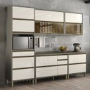 Ver imagem 1 de Cozinha Modulada Henn Lyra 07 Peças Torre Quente 8 Portas 8 Gavetas