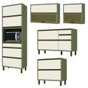 Ver imagem 2 de Cozinha Modulada Henn Lyra 07 Peças Torre Quente 8 Portas 8 Gavetas