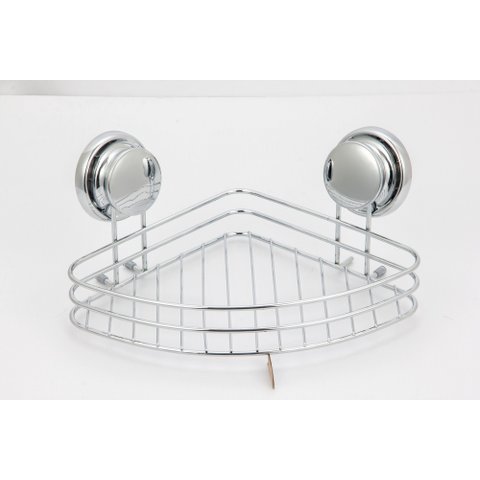 Suporte Prateleira de Banheiro para Shampoo com Ventosa Canto