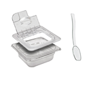 Ver imagem 7 de Display Expositor Condimentadora em Acrílico com 6 Cubas Policarbonato 1/6x65 Mm 900 Ml + 6 Tampas F