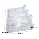 Ver imagem 5 de Display Expositor Condimentadora em Acrílico com 6 Cubas Policarbonato 1/6x65 Mm 900 Ml + 6 Tampas F