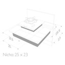 Ver imagem 2 de Cooktop à Gás 1 Boca Built com Acendimento Automático