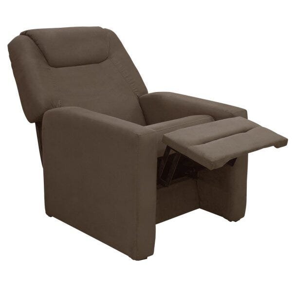 Poltrona do Papai Sleep Chair Reclinavel no Tecido Suede Veludo  Simbal - 3