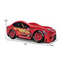 Ver imagem 5 de Cama Infantil Carro Venom Totalmente Estofada:vermelha