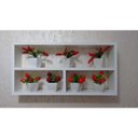 Ver imagem 2 de Nicho com Prateleira e Divisória 60x30x15 100% Mdf Branco