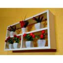 Ver imagem 1 de Nicho com Prateleira e Divisória 60x30x15 100% Mdf Branco