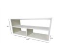 Ver imagem 3 de Nicho com Prateleira e Divisória 60x30x15 100% Mdf Branco