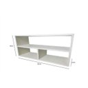 Ver imagem 3 de Nicho com Prateleira e Divisória 60x30x15 100% Mdf Branco