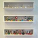 Ver imagem 1 de 3 Nichos Retangulares 60cm x 15cm x 15cm MDF Branco