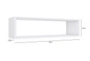 Ver imagem 3 de 3 Nichos Retangulares 60cm x 15cm x 15cm MDF Branco