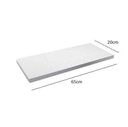 Ver imagem 2 de Kit 4 Prateleira em Mdf Branco 65x20cm sem Suporte