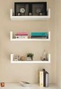 Ver imagem 3 de Trio Prateleiras U 60x15 MDF 15mm Branco Nicho Livros