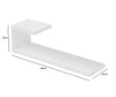 Ver imagem 2 de Kit 2 Prateleiras para Decoração Tipo J Nicho Branco